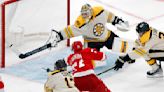 Alex DeBrincat, Red Wings knock off NHL-best Bruins for 2nd time, 5-2