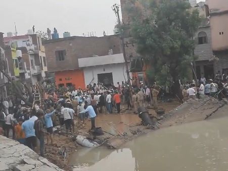 Water Tank Collapse In Mathura Residential Colony Leaves 2 Dead And 12 Injured