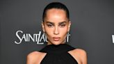 Zoë Kravitz Is Alluring in All Black at Saint Laurent Pre-Oscars Dinner