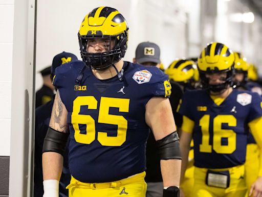 The Cleveland Browns Select Michigan Wolverine Zak Zinter With Pick 85