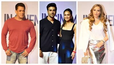Salman Khan, Iulia Vantur, Pulkit Samrat-Kriti Kharbanda and others make stylish appearances at 'Ruslaan' screening - See photos