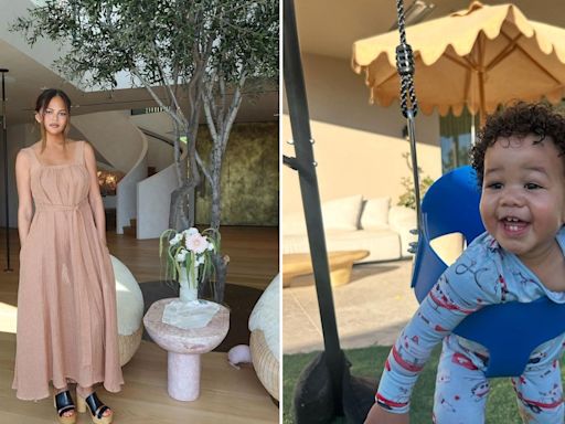 Chrissy Teigen's son Wren's playful bedroom at $17.5m family home is like a jungle