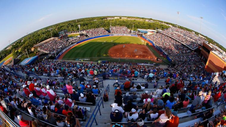 Women's College World Series weather updates: UCLA vs. Alabama softball delayed by lightning in Oklahoma City | Sporting News