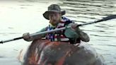 Missouri Man Sets New Record for 38-Mile River Journey in 1,208-Lb. Pumpkin Boat