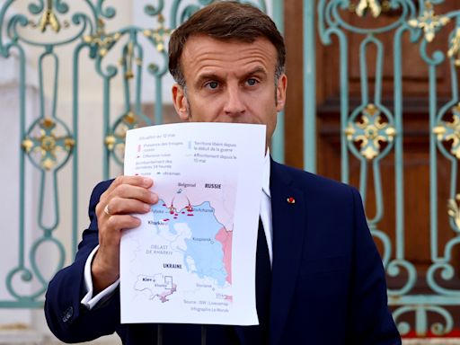 Macron favorable a que Ucrania pueda usar armas occidentales contra el territorio ruso