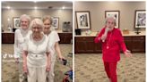 A group of senior citizens hit Rihanna's 'Rude Boy' moves to recreate her Super Bowl halftime performance in a viral TikTok