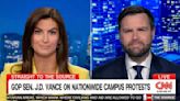 CNN Host Kaitlan Collins Calls Out J.D. Vance’s Gaza Protest Hypocrisy