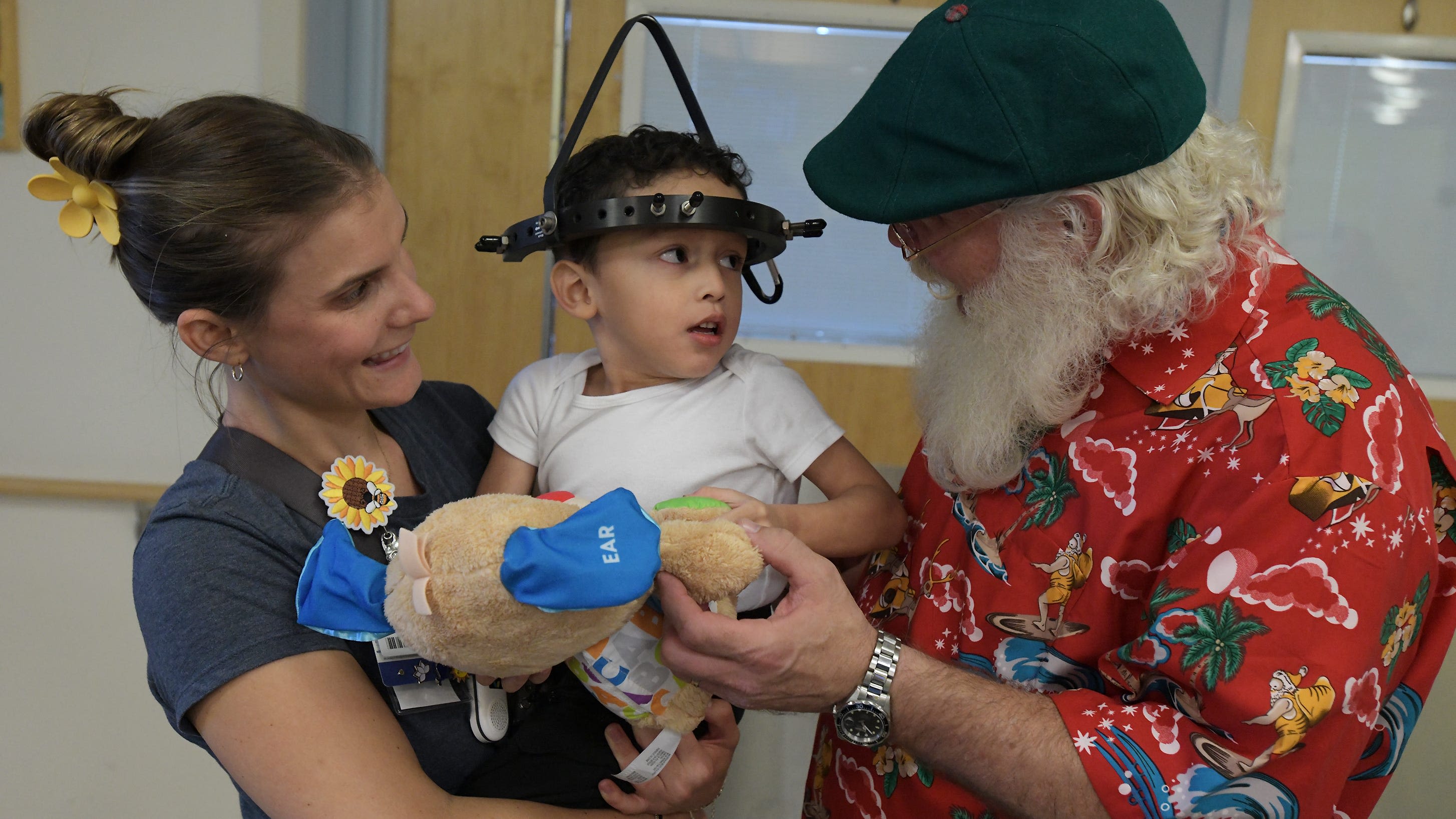 It is Christmas in July for young patients at Wolfson Children's Hospital