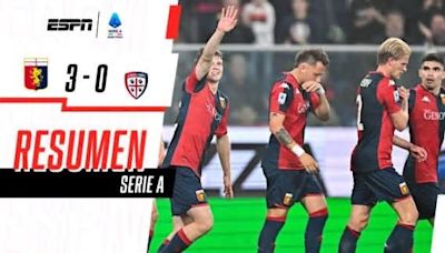 El Genoa de Retegui goleó 3-0 al Cagliari por la Serie A