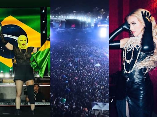 VIDEOS: Madonna reúne a 2 millones de personas en su concierto gratuito en Brasil