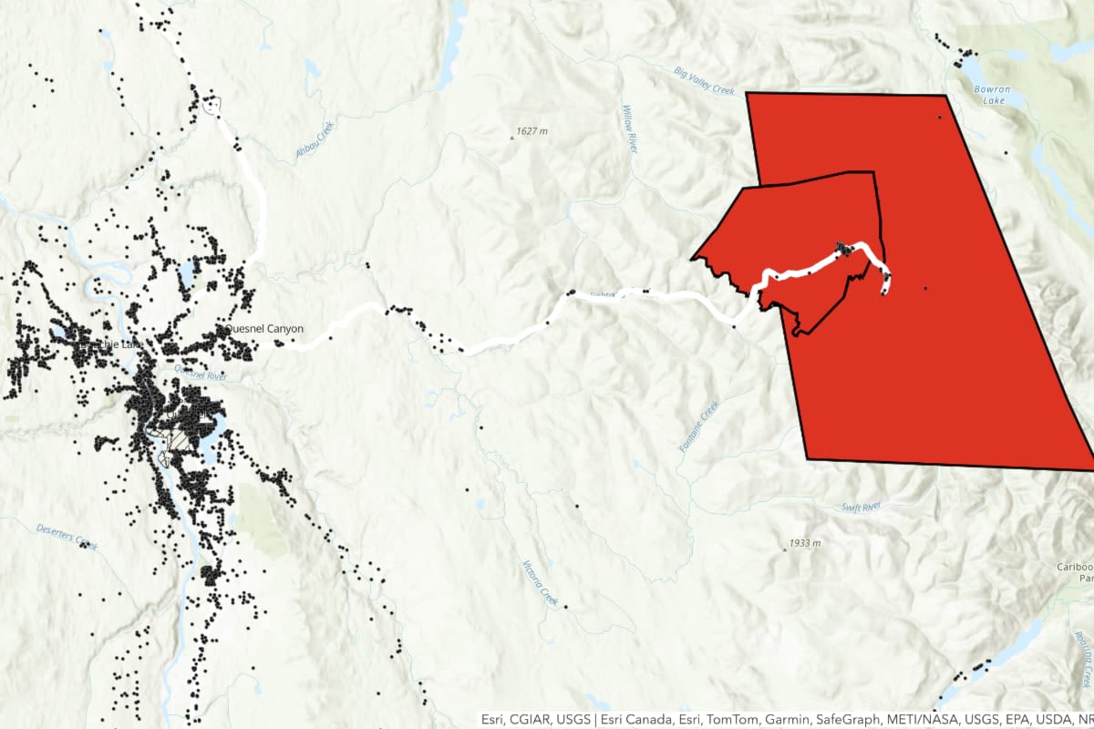 Historic Barkerville now under evacuation order due to Antler Creek Wildfire