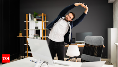 10 desk exercises for 40-plus men for a healthy life - Times of India