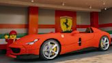 Ferrari Monza SP1 in life-size built from Lego bricks