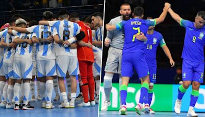 Cuándo juega Argentina contra Brasil, por la final del Mundial de Futsal: día, horario y dónde ver en vivo