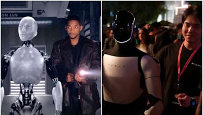 Comparan película “Yo, Robot” con Elon Musk tras presentar a Robotaxi y Optimus de Tesla