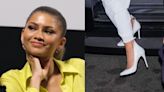 Zendaya Swaps Louboutins for On Running Sneakers and Custom Alaïa Pumps on ‘Challengers’ Tour