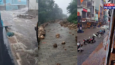 Landslide, Flood, Road Block: Heavy Rainfall Continues To Wreak Havoc In Madhya Pradesh | VIDEO