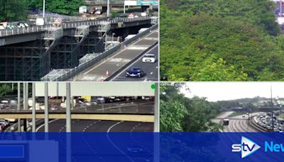 Rush hour chaos after crash and breakdown on M8 carriageway