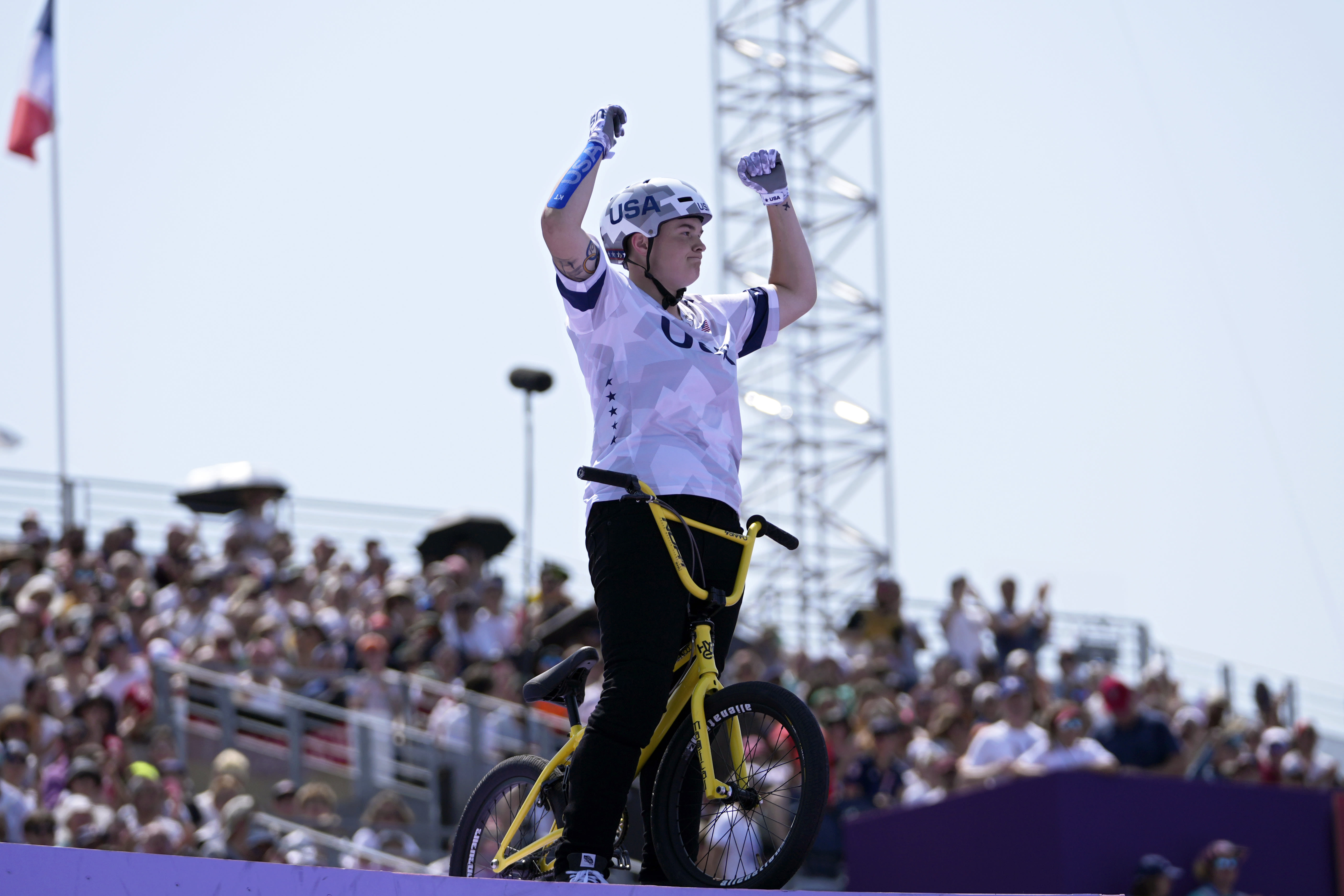 Hannah Roberts of the US tops freestyle BMX qualifying as defending Olympic champ fails to advance