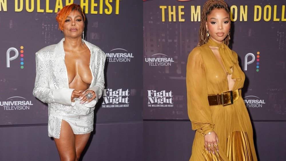 ...Debuts Orange Hair and Shimmers in Plunging Retrofête Minidress, Chloe Bailey Does Delicate Dressing in Sergio Hudson and More at ‘Fight...