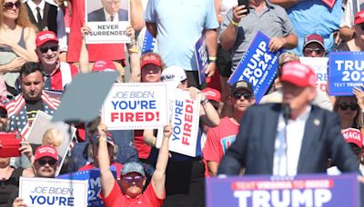 Trump rallies in Chesapeake, backed by Virginia governor, GOP leaders