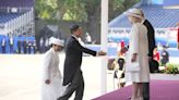 Ceremonial welcome for Emperor and Empress of Japan at start of state visit