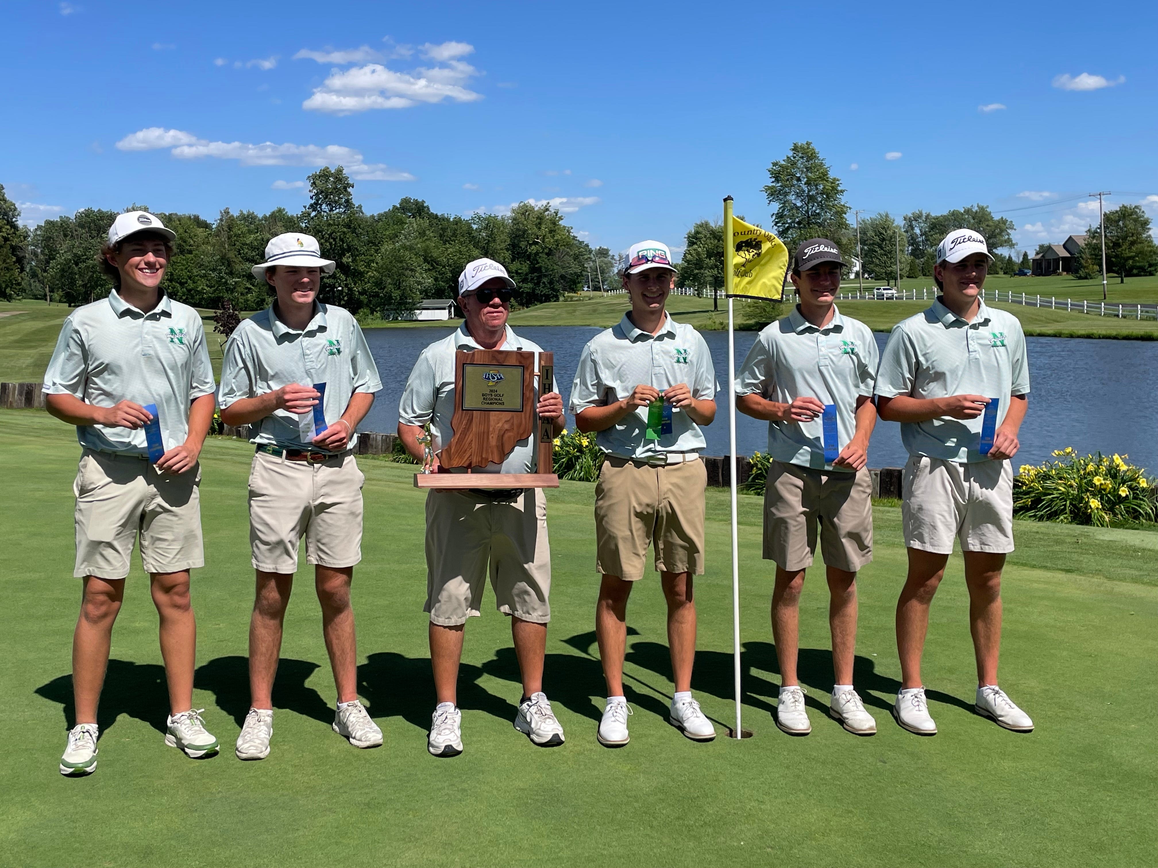 North boys golf rises to the occasion to win another IHSAA regional championship