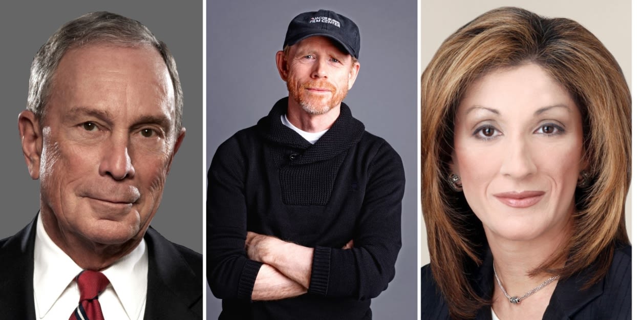 2024 Paley Honors to Recognize Michael R. Bloomberg, Ron Howard, and Faiza J. Saeed