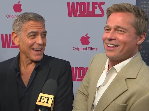 George Clooney and Brad Pitt on Reuniting for 'Wolfs' 16 Years After 'Burn After Reading' (Exclusive)