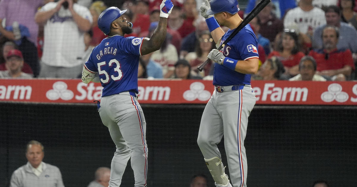 Adolis García's HR in 8th inning gives Rangers 5-4 victory over Angels and extends win streak to 5