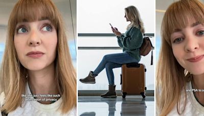 'I saw your number on your luggage tag': Woman receives shocking message while waiting for her flight