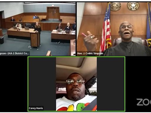 Michigan man stuns judge when he joins video court hearing for driving with a suspended license — while driving