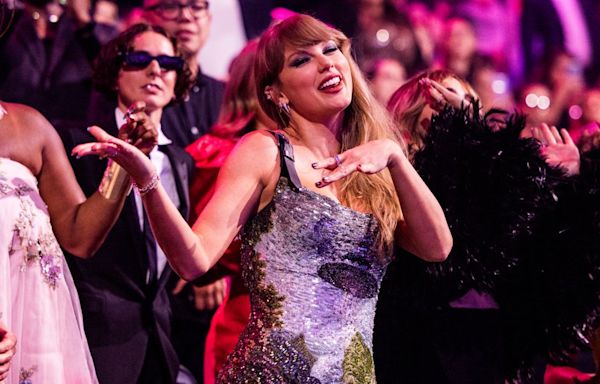 Taylor Swift's Sparkly UFO Mini Dress Is Out of This World