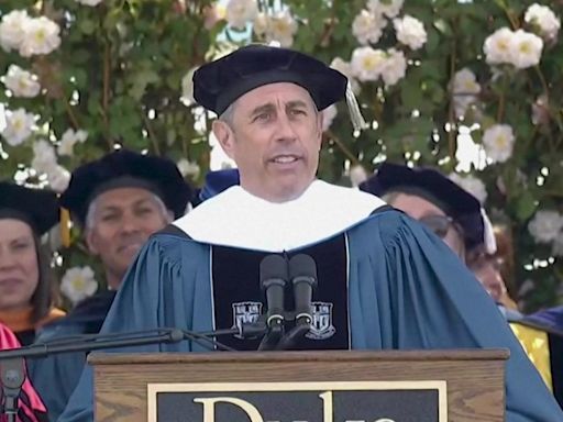 Students walk out ahead of Jerry Seinfeld speech