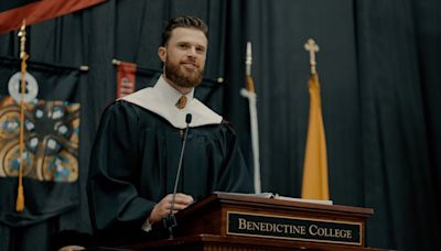 Harrison Butker chides Catholic leaders in commencement address