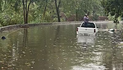 Fuertes lluvias provocan inundaciones, caída de árboles y falta de energía eléctrica en Hidalgo