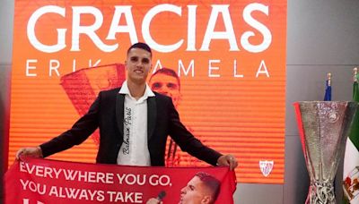 Erik Lamela tuvo una emotiva despedida de Sevilla y respondió sobre un posible regreso a River