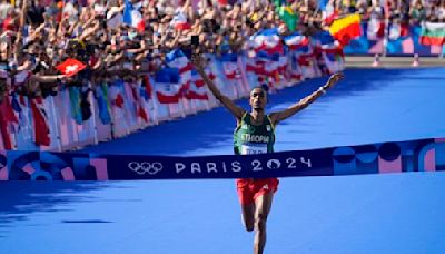 In marathoning, it’s either your day or it’s not. Saturday’s Olympic race saw a remarkable winner, and a great leave in defeat. - The Boston Globe