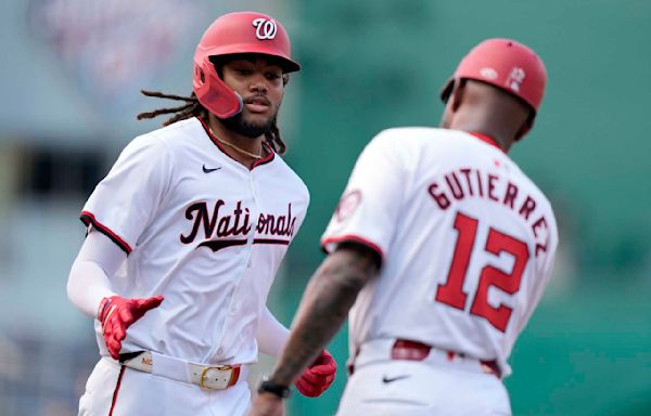 Top prospect James Wood hits first major league homer as Nationals cruise past Cardinals 14-6