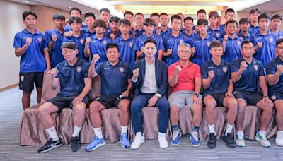 足球》U17男足備戰亞洲盃資格賽赴日移地訓練 立委廖偉翔鼓勵球員