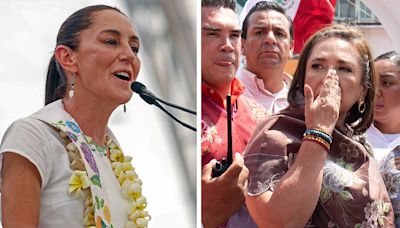 Claudia Sheinbaum y Xóchitl Gálvez pisan el acelerador en la recta final de sus campañas