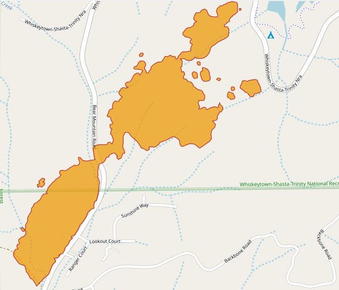 Hidden Fire evacuations lifted. Fire burns in northeast Redding, Jones Valley