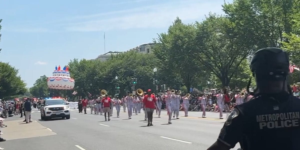 Midlands high school band represents SC in DC for National Independence Day parade