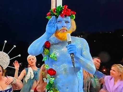 Who is the naked blue man at the Olympics Opening Ceremony?