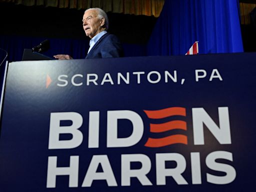 Did Joe Biden speak to empty seats in Scranton? Photo of event goes viral