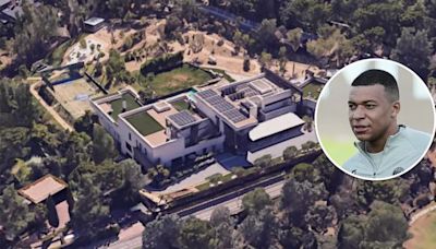 Los detalles de la lujosa mansión que Kylian Mbappé compró en Madrid: dos piscinas, cine, cancha de tenis y una estrella de Hollywood como vecino