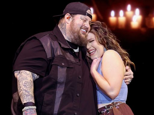 Jelly Roll Brings Daughter Bailee Ann, 15, Out at Stagecoach for a 'Happy Birthday' Sing-Along Surprise