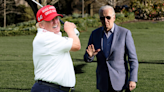 Joe Biden's golf skills compared to Donald Trump's