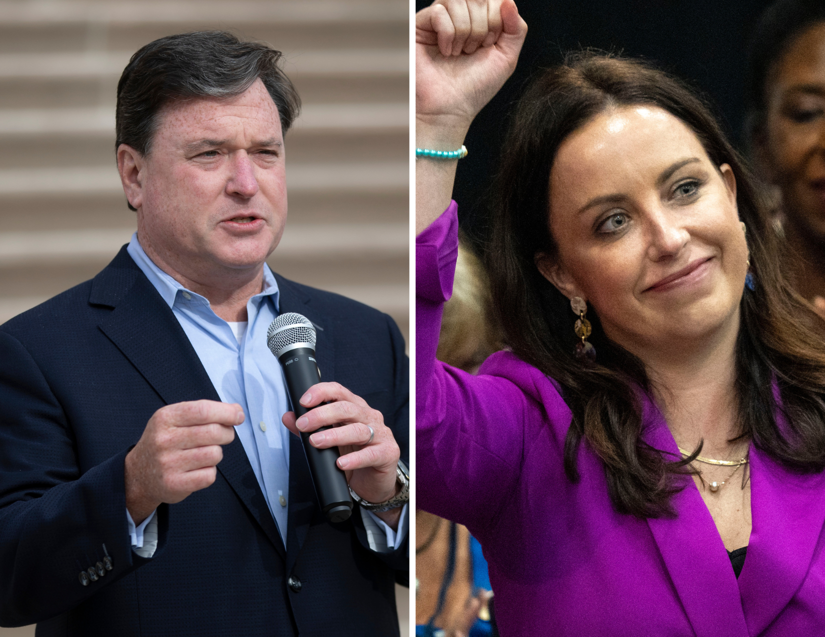 Republican Todd Rokita and Democrat Destiny Wells compete in Indiana attorney general race