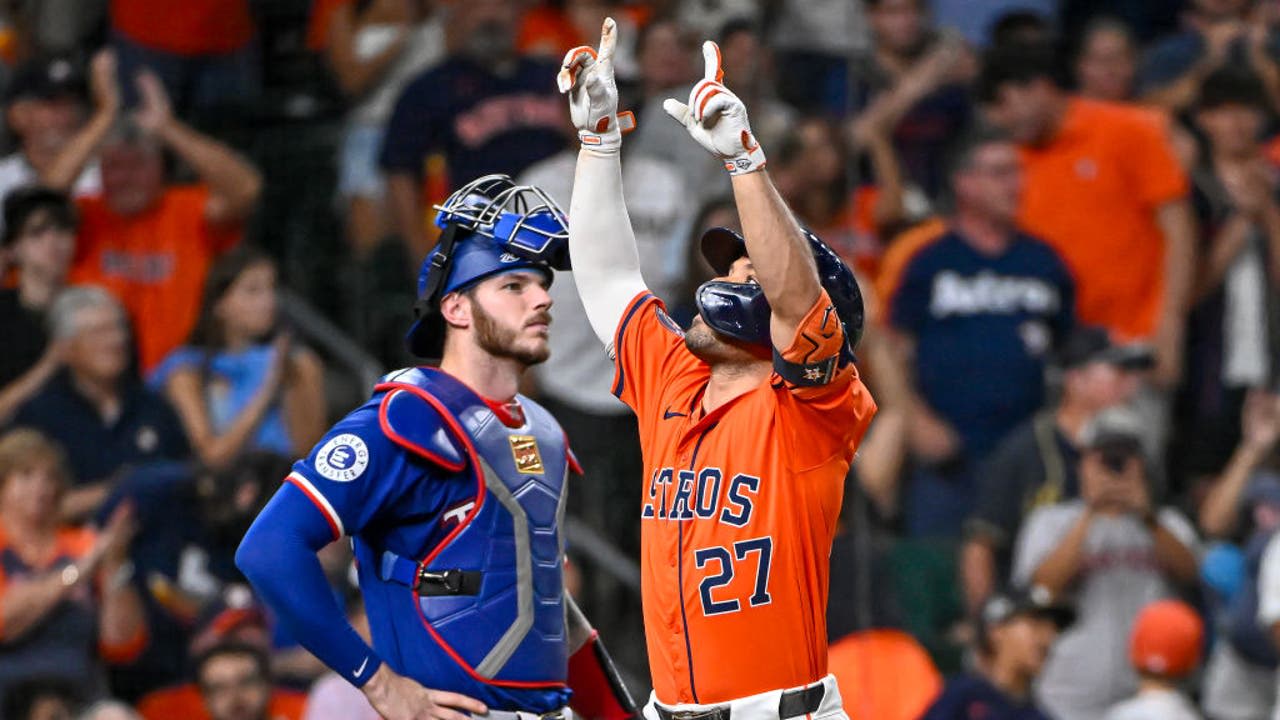 Jose Altuve hits 3-run homer and Astros beat Rangers 6-3